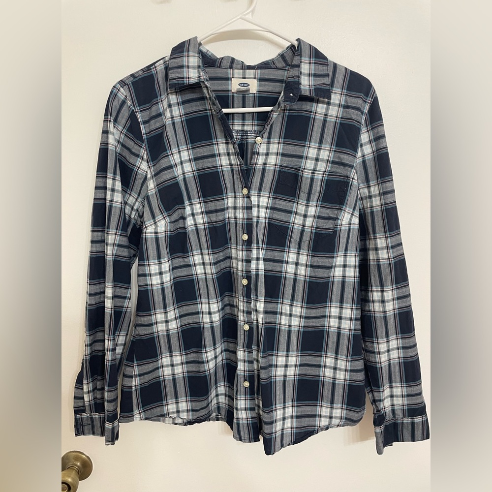 Plaid long sleeve shirt